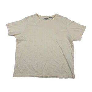 Baxter & Wells Woman Ivory Women's Size 1X Cotton‎ Short Sleeve T-Shirt